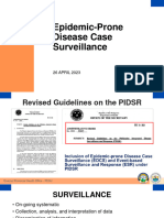 Epidemic Prone Disease Case Surveillance