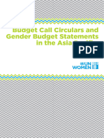 UN Women - Budget Call Circulars and Gender Budget Statements in The Asia Pacific