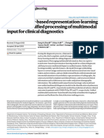 A Transformer-Based Representation-Learning Model With Unified Processing of Multimodal Input For Clinical Diagnostics