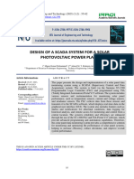 Design of A Scada System For A Solar Pho