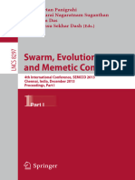 Swarm, Evolutionary, and Memetic Computing