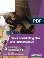 Sales and Marketing Plan and Business Rules USEN