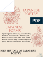 Japanese Poetry