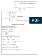 Differentiation Questions