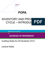 Inventory and Production Cycle - Slides