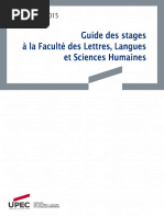 Guide Des Stages LLSH 2014-2015