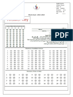 Answer 2022 Mock EXAM Yes12