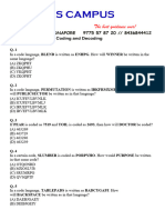 Reasoning GI Coding, Decoding