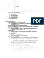 Derivatives Summary Notes