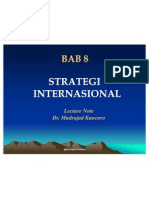 Bab 8 Strategi Internasional