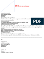 ASM Oral Questions July 2022