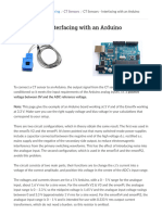 CT Sensors - Interfacing With An Arduino - OpenEnergyMonitor 0.0.1 Documentation