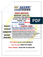 PRE-MEDICAL IT-4 Enthusiast Ph-1&2 28-July-24 (2024-25) (Mor-Aft)