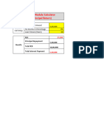 Fix Income Module Calculator