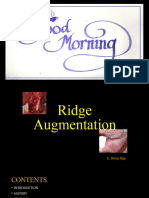 Ridge Augmentation