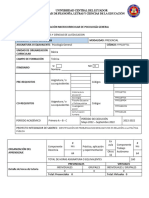 Sílabo de Psicología General 22 - 22