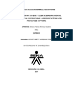 Taller de Especificación Del Modelo Conceptual y Estructurar La Propuesta Técnica Del Proyecto de Software.