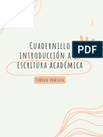 Cuadernillo Introducción A La Escritura Académica