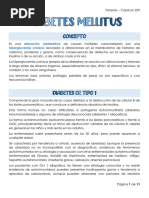 Diabetes Mellitus - Farreras Definicion, Patogenia y DX