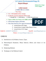 Unit Vi Air Pollution Sources Types Effects Monitoring Control 2020 by Rajesh Bhagat