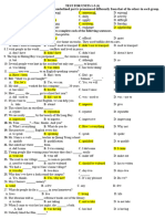 Review For Units 1-5 (4) - Answer (Chưa Làm)