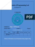 Lab Report 7 Muhammad ABdullah Zafar Ghauri ME - 14 405642