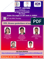 UTI, Newer Guidelines of Management: Faculty Lecture