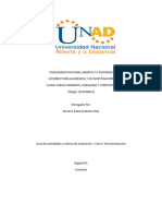 UNIVERSIDAD NACIONAL ABIERTA Y A DISTANCIA, Trabajo en Asenso