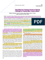 Evidence of A Ceiling Effect For Training Volume in Muscle