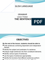 Lesson 13 Sentences