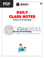 Daily Class Notes: Science & Technology