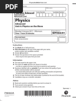 January 2017 (IAL) QP - Unit 4 Edexcel Physics A-Level