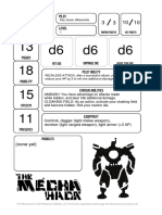 The Mecha Hack - Character Sheet (2018) Kaz - Eng