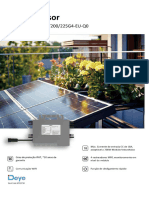 Datasheet - Micro Inversor Solar Deye Sun-M225g4 2,25KW