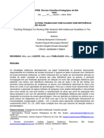 Artigo Científ-Estratégias Didáticas para Trabalhar Com Alunos Com DI