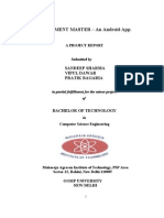 Assignment Master - An Android App.: Sandeep Sharma