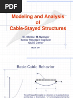 Modelling and Analysis of Cable Stayed Structures