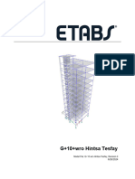 Etabs Structural Analysis Report