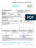 Certificate of Test and Thorough Examination of Mobile Crane