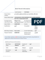 Preapproval For Work Permit