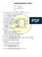 Trigonometry Assignment 11 (PART 1) : Tan (A+B) Cot (A B) Sin A Sin B Cos A Sin B