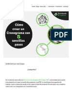 Cómo Crear Un Cronograma Con 5 Sencillos Pasos - Enredando Proyectos