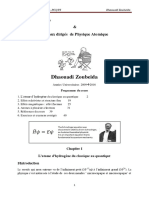 Dhaouadi Zoubeida: & Travaux Dirigés de Physique Atomique