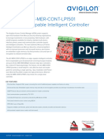 Avigilon Mercury Poe Edge Capable Intelligent Controller Datasheet en Rev1