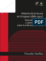 Duffau Historia de La Locura en Uruguay 1860 1911 FHCE