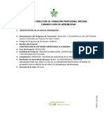 Proceso Dirección de Formación Profesional Integral Formato Guía de Aprendizaje 1. Identificación de La Guia de Aprendizaje