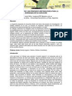 Bombo Leguero Una Propuesta Metodologica