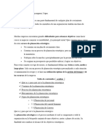 Planeación Estratégica de Una Empresa