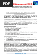 Contrato #001 - (Residente de Obra - TELECOMUNICACIONES CAJAY 2022