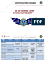 Itinerario Curso de Verano 2024